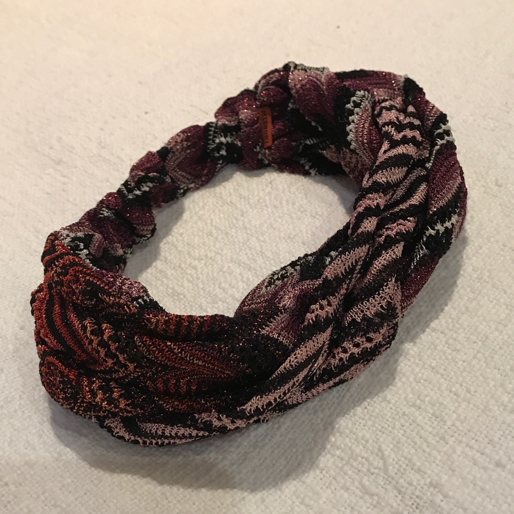 Missoni Knit Zig Zag Headband